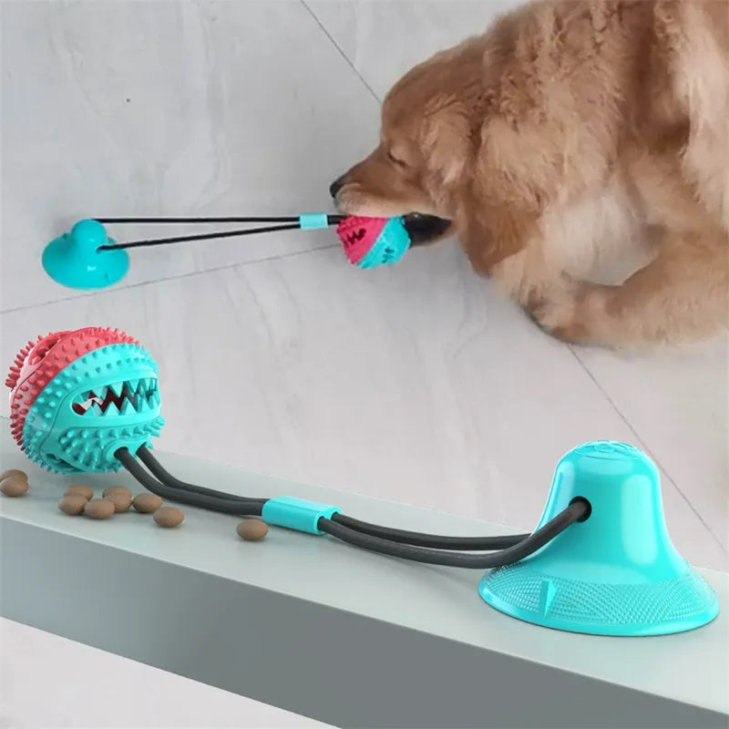 Juguete interactivo de ventosa para perros