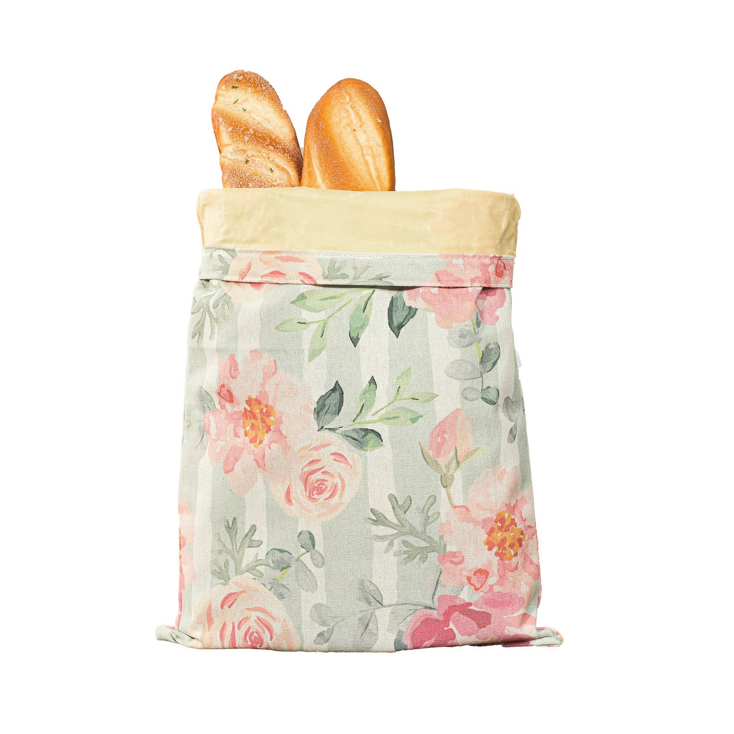 Bolsa de pan de algodón y lino