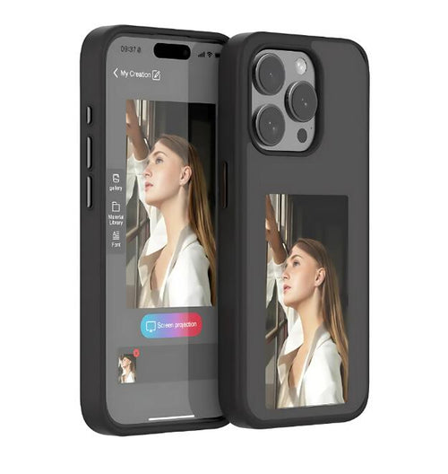 Funda de teléfono con tinta electrónica