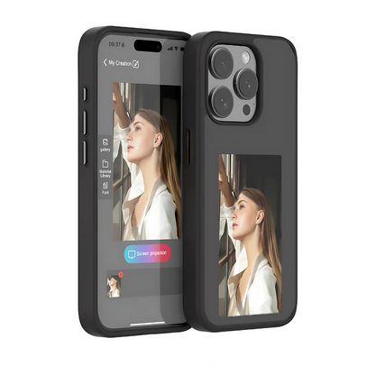 Funda de teléfono con tinta electrónica