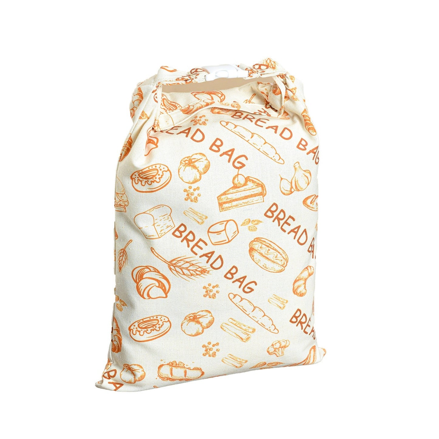 Bolsa de pan de algodón y lino