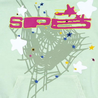 Sudaderas con capucha con estampado de letras de araña