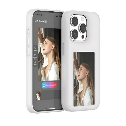 Funda de teléfono con tinta electrónica