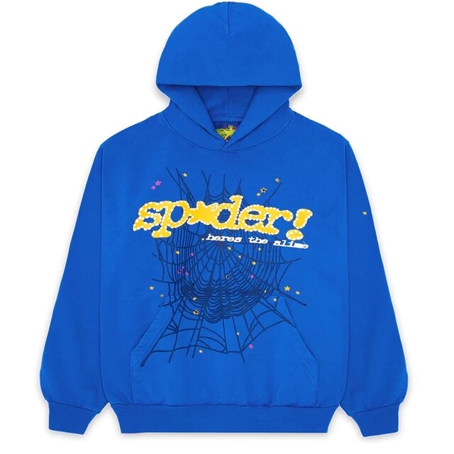 Sudaderas con capucha con estampado de letras de araña
